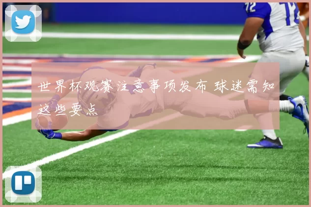 世界杯观赛注意事项发布 球迷需知这些要点