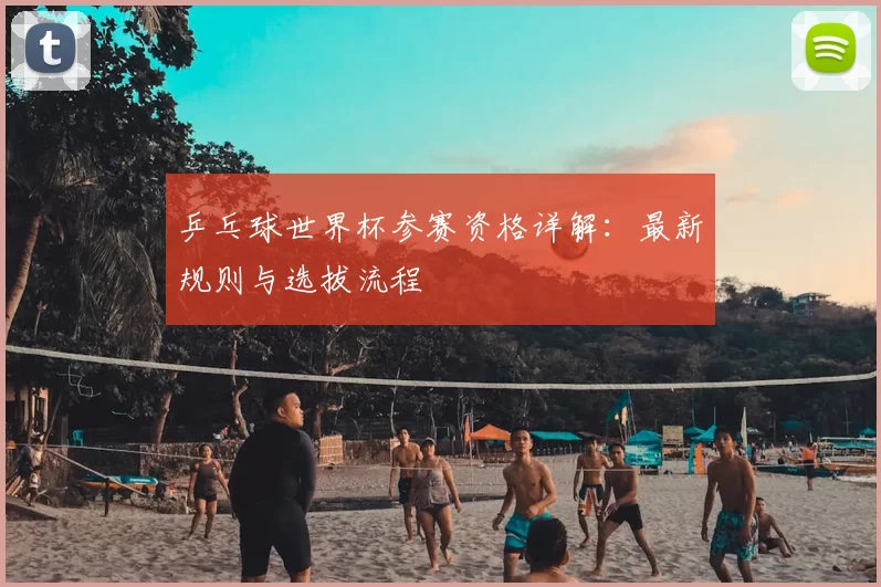 乒乓球世界杯参赛资格详解:最新规则与选拔流程