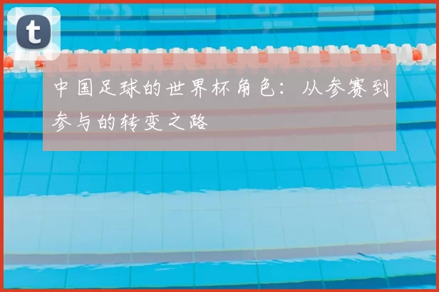 中国足球的世界杯角色:从参赛到参与的转变之路